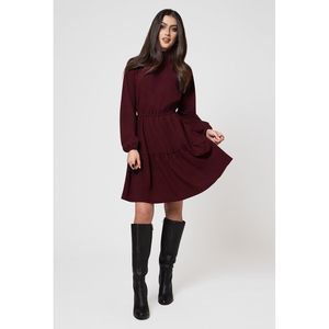 Leota Women's Olive Dress in Maroon
